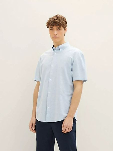 TOM TAILOR Denim Langarmhemd Basic Kurzarmhemd günstig online kaufen