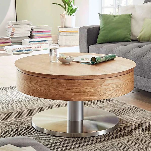 Wohnzimmer Tisch in Asteichefarben schwenkbarer Tischplatte günstig online kaufen