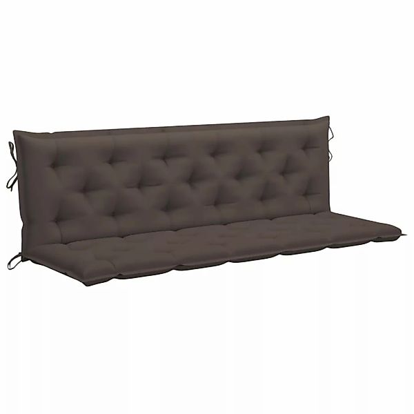 Auflage Für Hollywoodschaukel Taupe 180 Cm Stoff günstig online kaufen