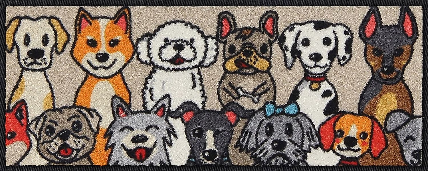 Salonloewe Fußmatte Salonloewe DOG PEOPLE Fußmatte Wohnmatte 30 x 75 cm, Sa günstig online kaufen