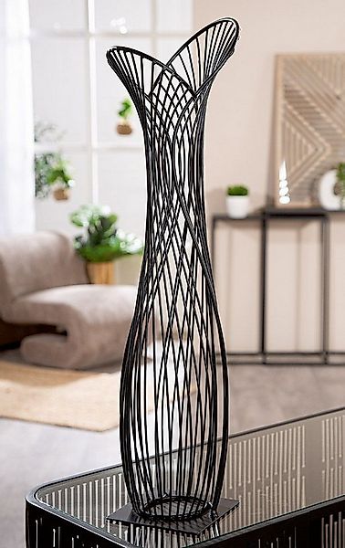 MF Dekoobjekt Dekoobjekt Die Verbundenheit – Stilvolle Skulptur aus schwarz günstig online kaufen