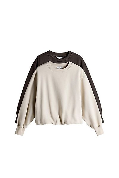 The Set Sweater The Set Sweatshirts mit Ballonsaum, 2er-Pack (2-tlg) günstig online kaufen
