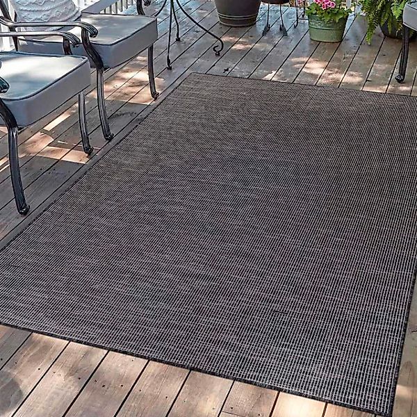 Carpet City Outdoorteppich »PALM 2778« rechteckig 5 mm Höhe Läufer, Wetterf günstig online kaufen
