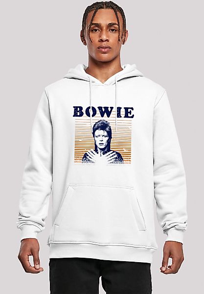 F4NT4STIC Kapuzenpullover "David Bowie Orange Stripes", Print günstig online kaufen