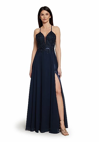 Vera Mont Abendkleid "Damen Abendkleid mit Stickerei" Ohne Tasche Stickerei günstig online kaufen