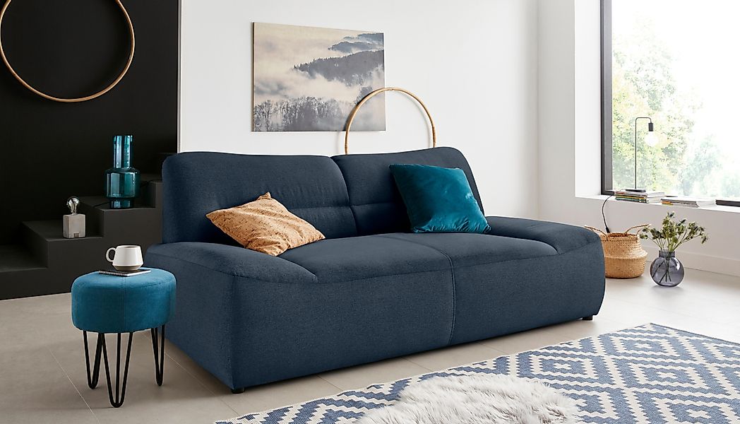 DOMO collection 2-Sitzer »Cesena modernes Sofa mit flachen Armlehnen, komfo günstig online kaufen
