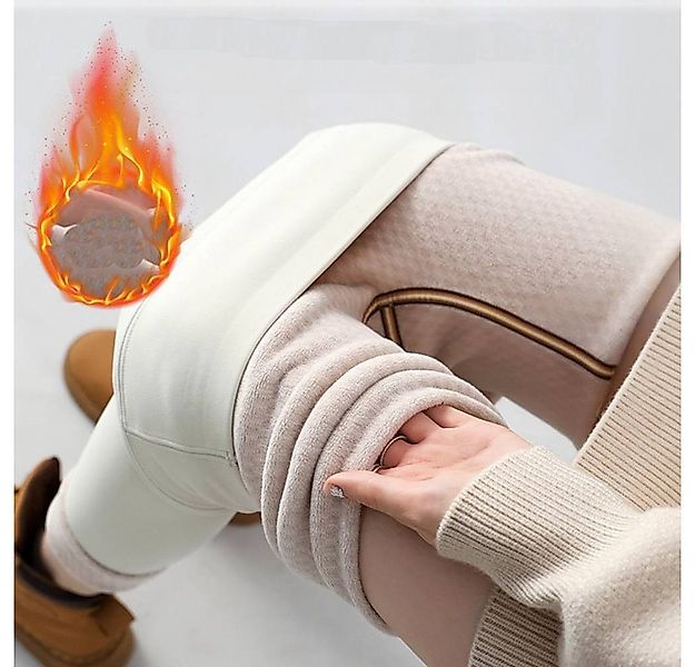 Blusmart Thermoleggings Damen-Warme-Leggings 7/8-Länge für den Winter (Verd günstig online kaufen