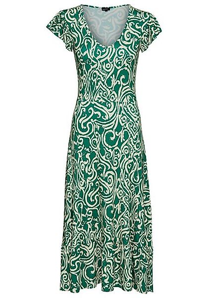 Laura Scott Sommerkleid, mit Alloverdruck & leicht gerafften Flügel-Ärmeln günstig online kaufen