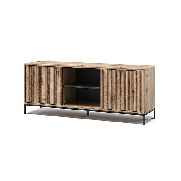 Vicco Lowboard Eliza Viking Oak 150 x 60 mit 2 Türen günstig online kaufen