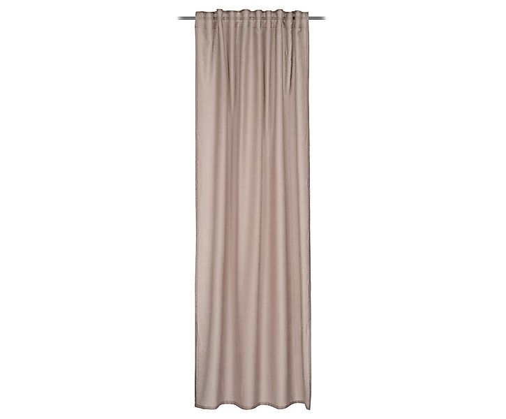 Gözze Vorhang GÖZZE Fertigvorhang STORMY taupe BH 140x245 cm braun Gardine günstig online kaufen