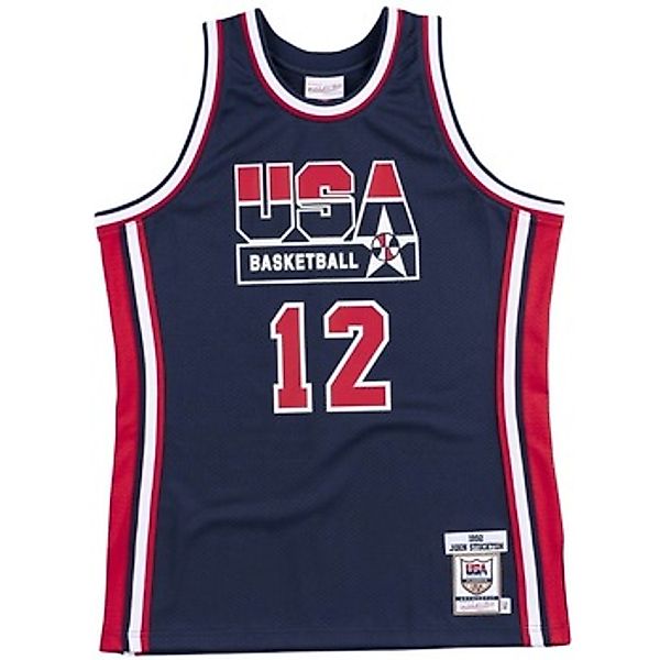 Mitchell And Ness  Tank Top Maillot authentique Team USA nba John Stockton günstig online kaufen
