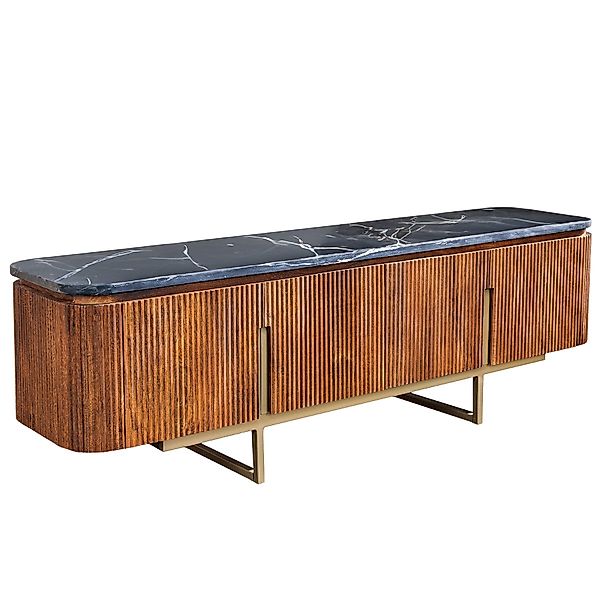 riess-ambiente TV-Bank GATSBY 160cm braun / günstig online kaufen