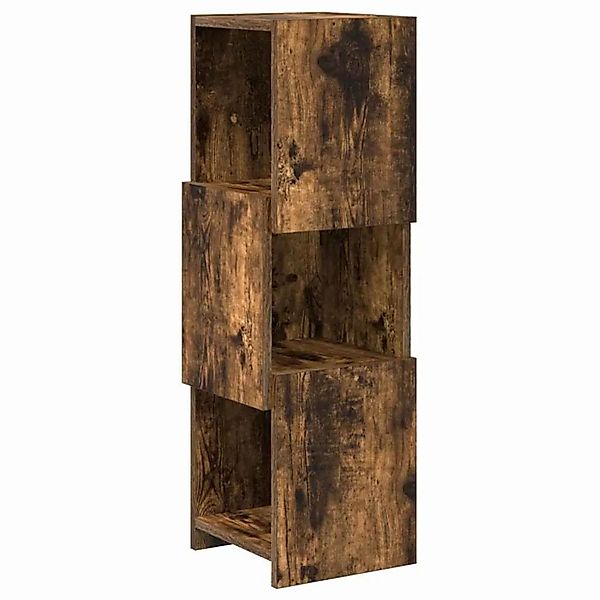 vidaXL Eckschrank Geräucherte Eiche 25,5x25x80cm Holzwerkstoff 889817 günstig online kaufen