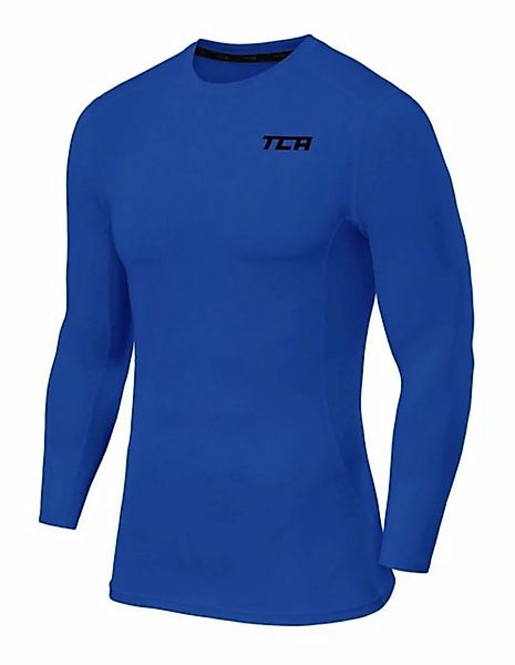 TCA Langarmshirt TCA Herren Kompressionsshirt Thermo Blau XXL (1-tlg) günstig online kaufen