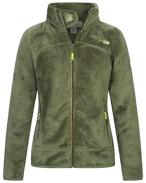 Geographical Norway Fleecejacke Damen Teddy Fleece Jacke Herbst Winter Jack günstig online kaufen