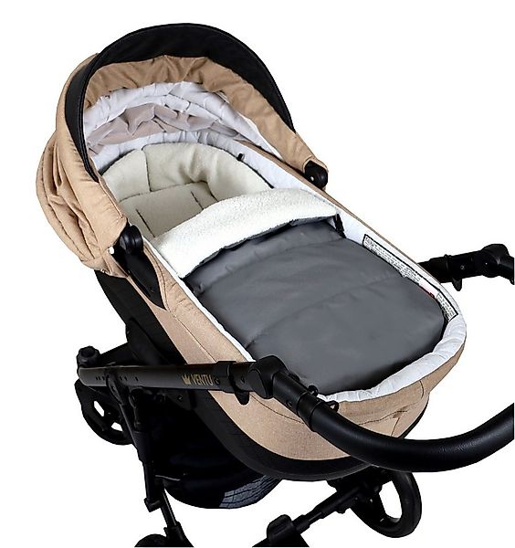 BabyLux Fußsack Bouclé Winter Fußsack 90cm Kinderwagen Buggy, Babyschale Sc günstig online kaufen