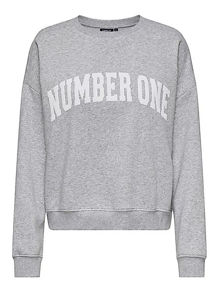 JDY Sweatshirt ONLSWEAT LIFE L/S CREW O.SIZE STATE günstig online kaufen