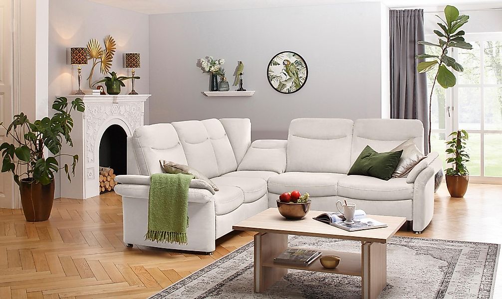 Home affaire Ecksofa »Tahoma L-Form«, mit Armlehnfunktion, wahlweise Bettfu günstig online kaufen