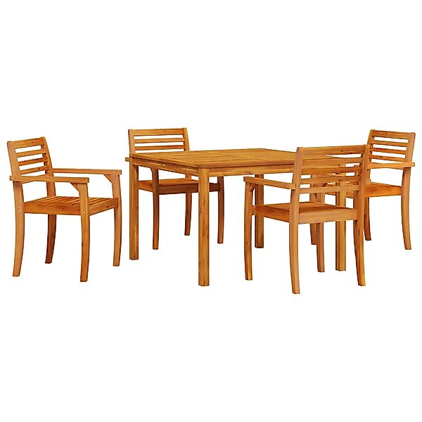 vidaXL 5-tlg Garten-Essgruppe Massivholz Akazie 3375672 günstig online kaufen