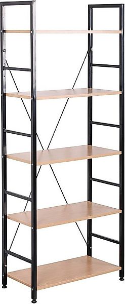 Woltu Standregal, 1-tlg., Badregal Küchenregal Lagerregal Bücherregal Leite günstig online kaufen