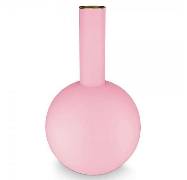 PiP Studio Dekovase Vase Metall Light Pink (24.5x42cm) günstig online kaufen