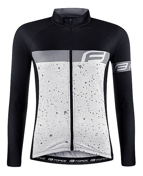 FORCE Radtrikot Jersey Jacke FORCE SPRAY LADY grauweiss schwarz %%% günstig online kaufen