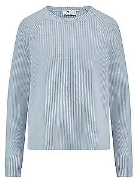 Rundhals-Pullover Peter Hahn blau günstig online kaufen