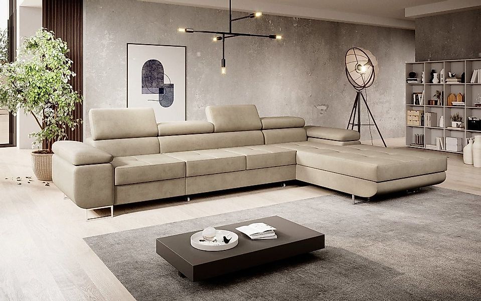 Luxusbetten24 Schlafsofa Designer Sofa Calvera Maxi, günstig online kaufen