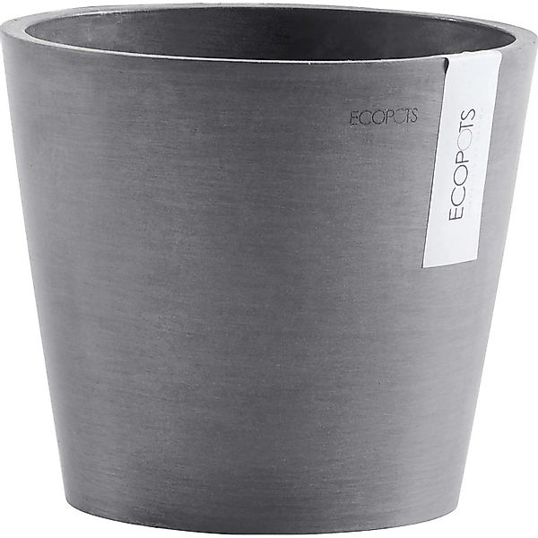 Ecopots Pflanztopf Amsterdam Dunkelgrau 20 cm günstig online kaufen