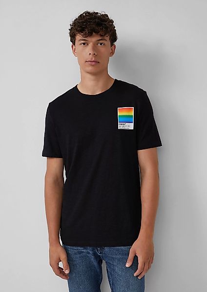 s.Oliver Kurzarmshirt T-Shirt mit Pride-Motiv günstig online kaufen