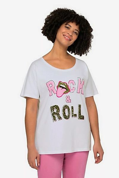 Angel of Style Rundhalsshirt T-Shirt oversized Rock & Roll Rundhals Halbarm günstig online kaufen