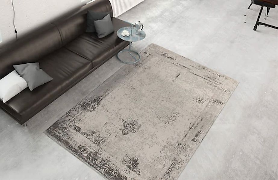 my home Teppich »Bosco«, rechteckig, 10 mm Höhe, Vintage Design, Wohnzimmer günstig online kaufen