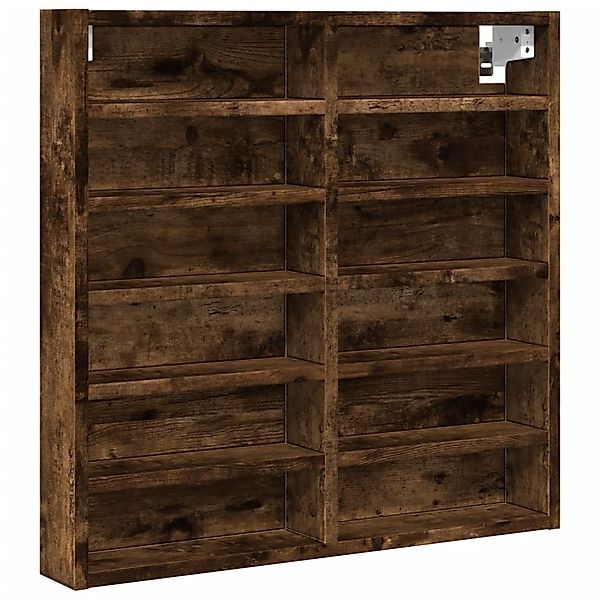 vidaXL Regal Vitrinenschrank Räuchereiche 60x8,5x58 cm günstig online kaufen