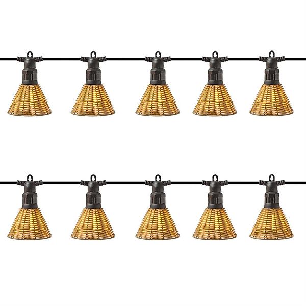 MARELIDA LED-Lichterkette Lampenschirme Party Deko Boho günstig online kaufen