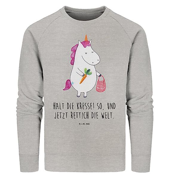 Mr. & Mrs. Panda Longpullover Einhorn Gemüse Größe S - Heather Grey - Gesch günstig online kaufen