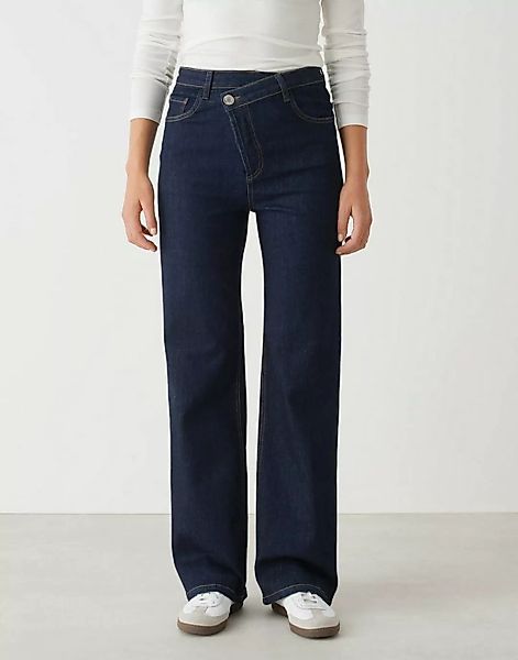 OPUS Weite Jeans Marli crisscross weite Passform Denim Denim günstig online kaufen