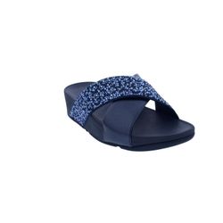 Fitflop LULU CRYSTAL Pantolette, Plateauschuh, Slides günstig online kaufen