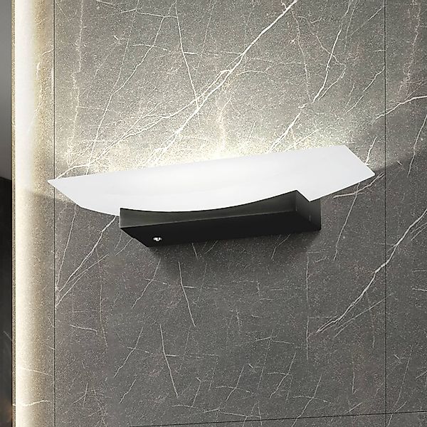 LED-Wandleuchte Bowl TW CCT Breite 30 cm, schwarz günstig online kaufen