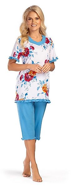 Consult-Tex Capri-Pyjama Damen Capri Bermuda Pyjama DF638cd (Spar-Set, 1 Se günstig online kaufen