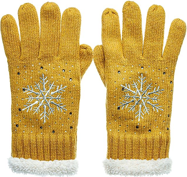 Caspar Strickhandschuhe GLV009 warm gefütterte Damen günstig online kaufen
