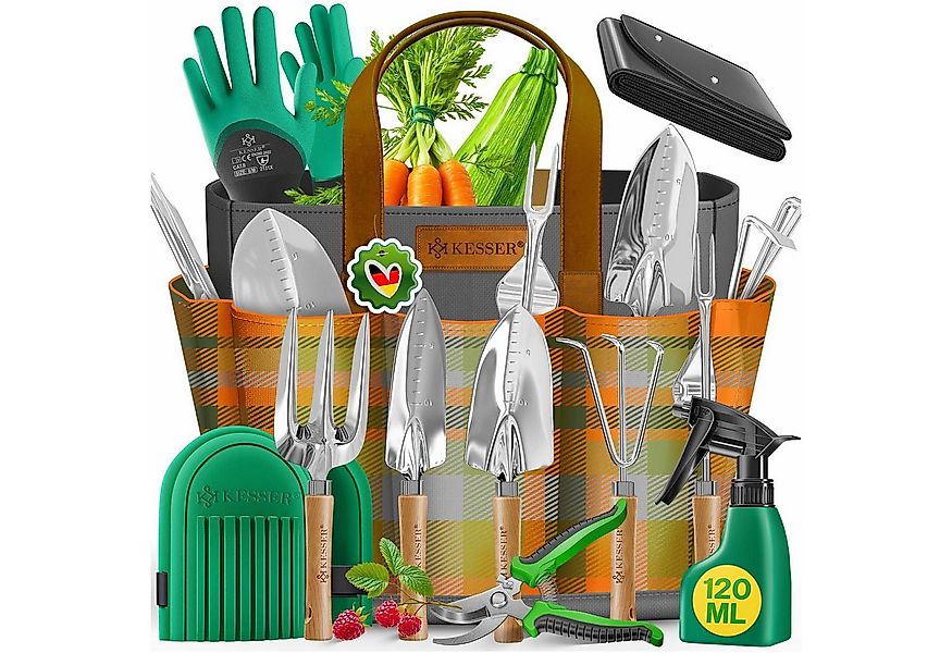 KESSER Gartenpflege-Set Gartenwerkzeug Set 10-teilig Gartengeräte mit ergon günstig online kaufen