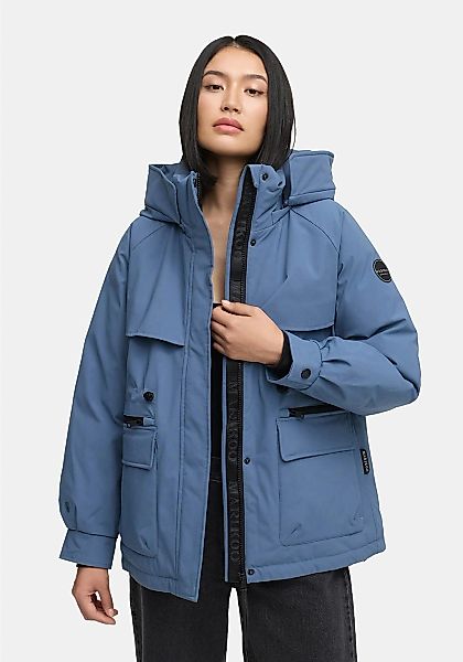 Marikoo Winterjacke "Shigaraa" mit abnehmbarer Kapuze und Gummizug an der T günstig online kaufen