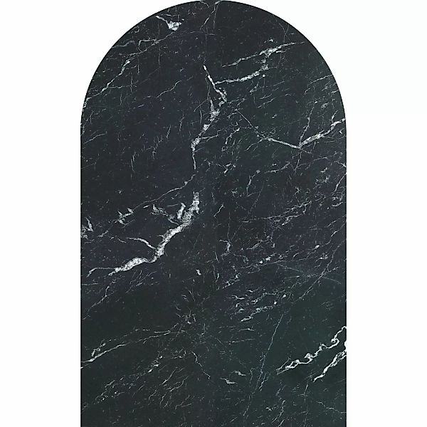 Sanders & Sanders Selbstklebende Runde Tapete Torbogen Schwarz 127 x 200 cm günstig online kaufen