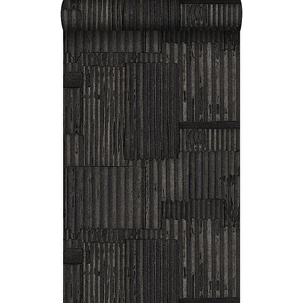 Origin Luxury Wallcoverings Tapete Industrielle Wellplatten Aus Metall 3D S günstig online kaufen