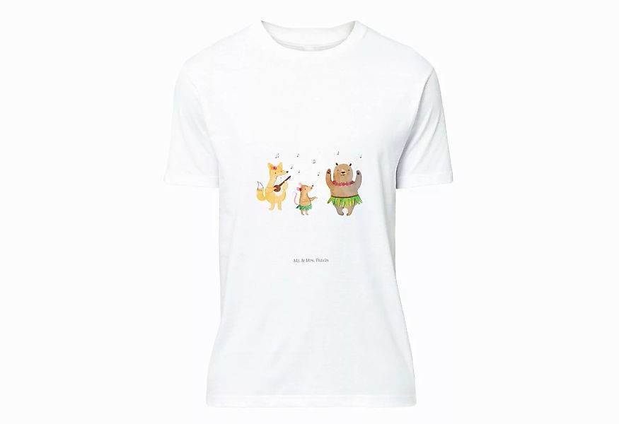 Mr. & Mrs. Panda T-Shirt Waldtiere Aloha - Weiß - Geschenk, Herrn, Nachthem günstig online kaufen