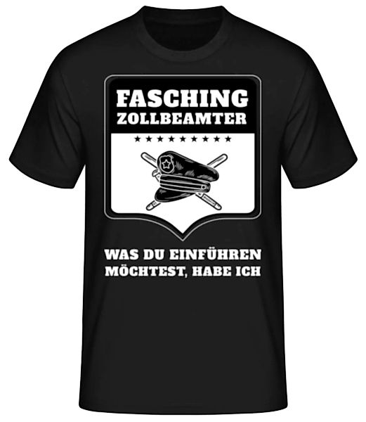 Fasching Zollbeamter · Männer Basic T-Shirt günstig online kaufen