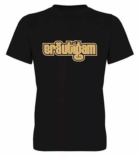 G-graphics T-Shirt Herren T-Shirt - Bräutigam JGA-Shirt, Poltershirt, Bräut günstig online kaufen