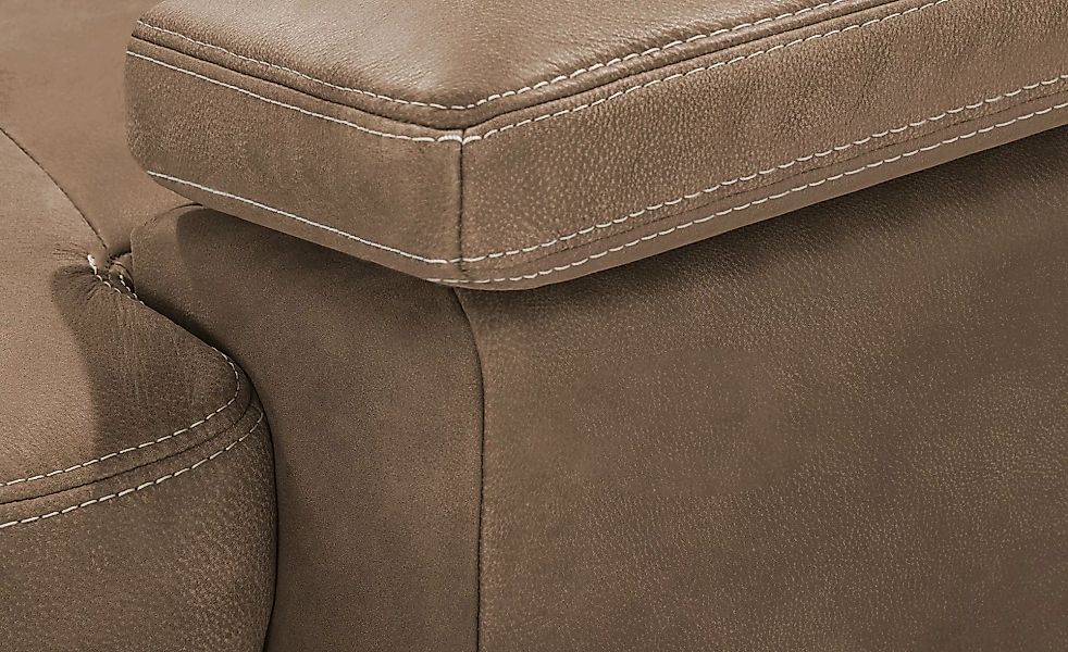 meinSofa Wohnlandschaft Leder Samu ¦ braun ¦ Maße (cm): B: 316 H: 90 T: 235 günstig online kaufen