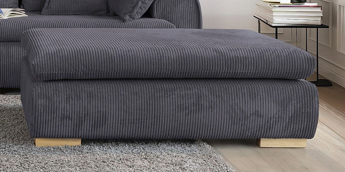 Home affaire Polsterhocker "Katja, B: 118 cm" individuell zu kombinieren günstig online kaufen