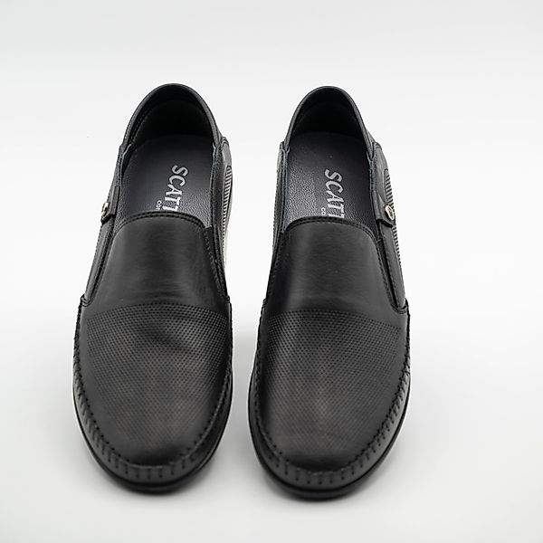 LaMarta Schwarze Herren Mokassins aus echtem günstig online kaufen